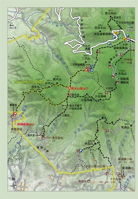 興福寮登山口|興福寮上向天池步道(出清天宫)